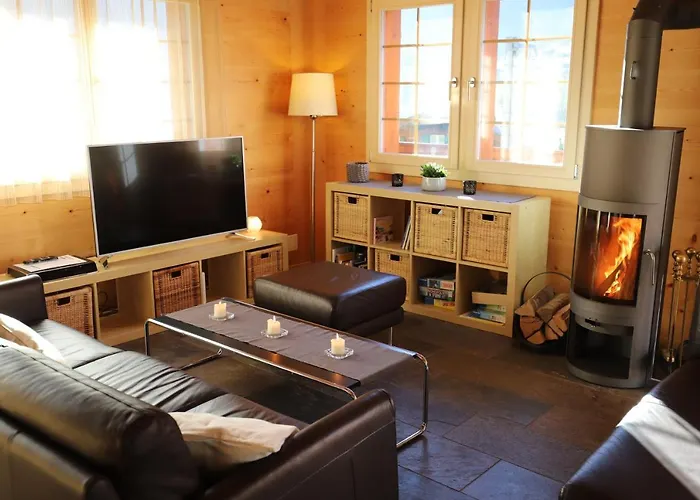 شقة Excellent Flat With A Fantastic View Of The Eiger! *
