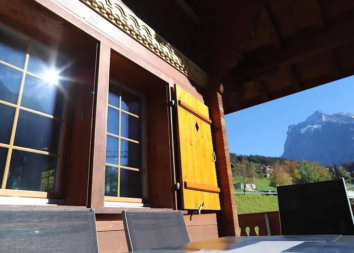 شقة Excellent Flat With A Fantastic View Of The Eiger! جريندلوالد